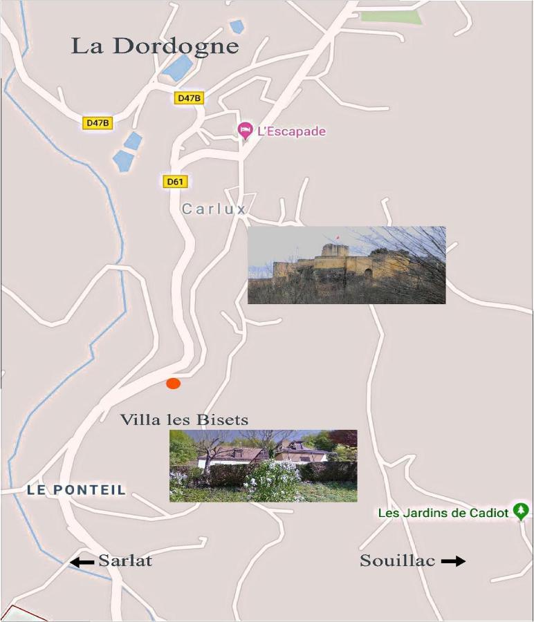 Villa Les Bisets 497 Rue De Fenelon Carlux Zewnętrze zdjęcie